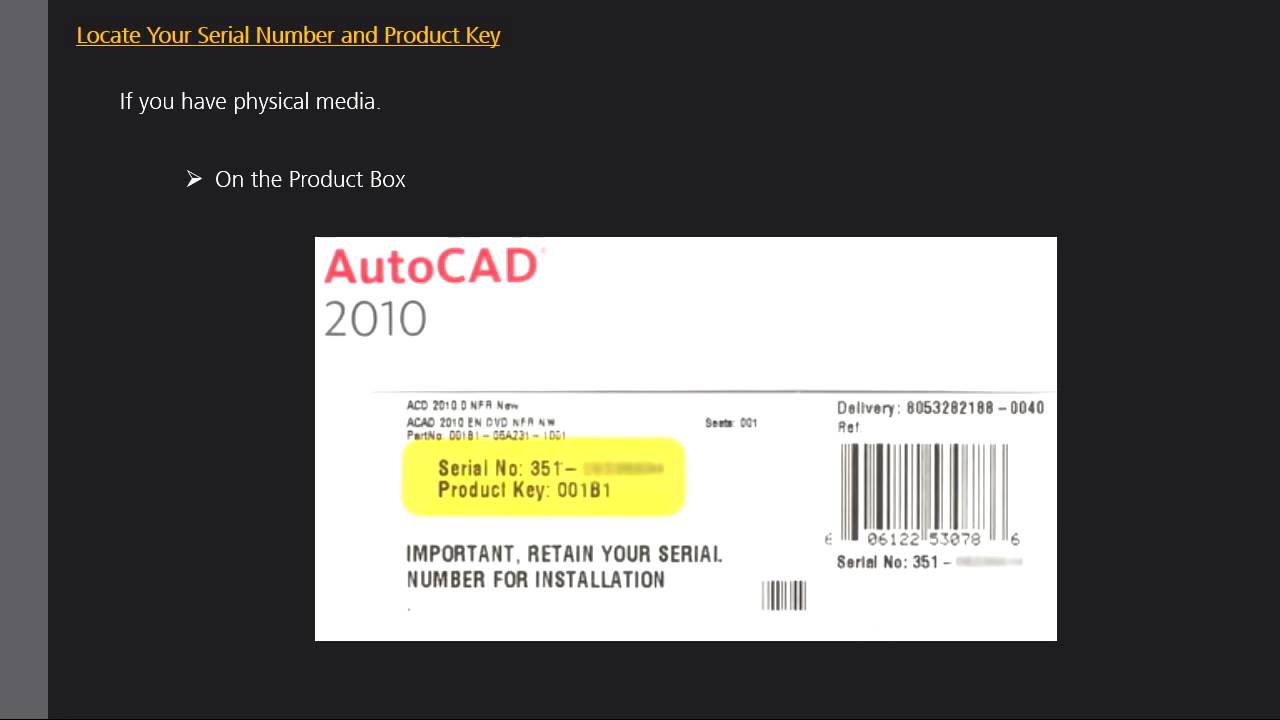 autocad serial number 2017