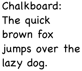 mac chalkboard font for windows