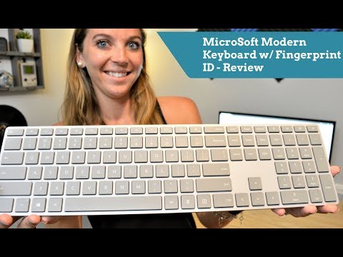 microsoft modern keyboard fingerprint setup